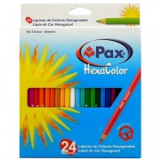 LAPIZ DE COLOR HEXACOLOR X24 PAX